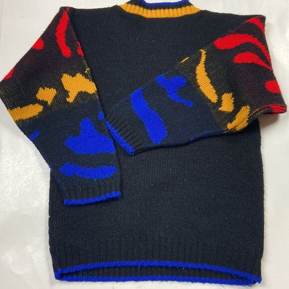 Vintage 80s REX Dinosaur Boys Sweater Size (5-6)Aproximadamente - Picture 9 of 11